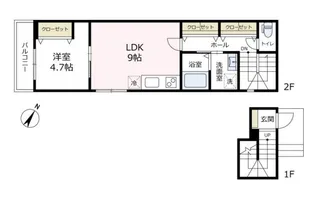 メゾンドカメリアの間取り