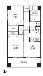 ヤサビアン【1階】の間取り