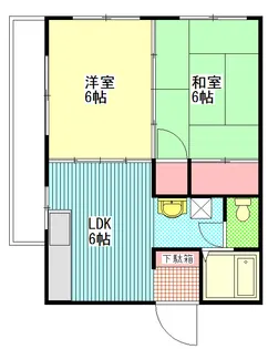 第2鈴木コーポ【3階】の間取り