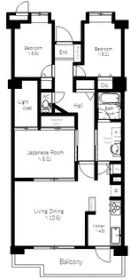 ロイヤルステージ北野【5階】の間取り