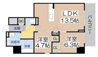 Maison de Azure【7階】の間取り