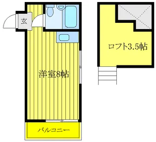リンリン【2階】の間取り