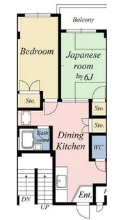 ルピナスガーデン戸ヶ崎【2階】の間取り