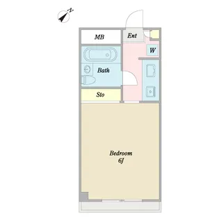 Dエスト東野【2階】の間取り