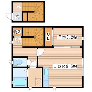Design Maison 北山B【2階】の間取り
