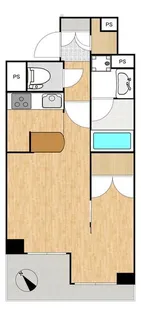 ネオマイム新御徒町II【10階】の間取り