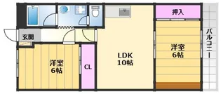 サンヒルズ光明池【3階】の間取り
