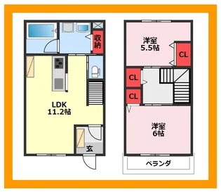 Villa de Grace A棟の間取り