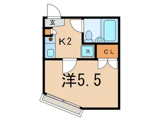 クレール北斗【2階】の間取り