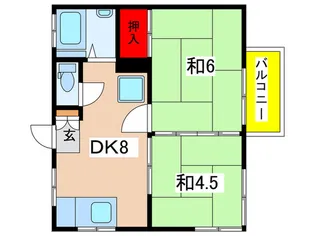 ハイツ太田【2階】の間取り