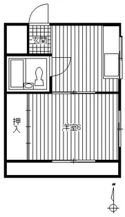 ボナール溝口【2階】の間取り
