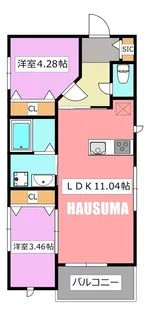 アーツ駒込【2階】の間取り