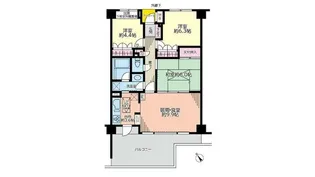 藤和シティホームズ西葛西【1階】の間取り