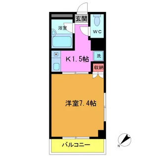 アーネット西船橋【3階】の間取り