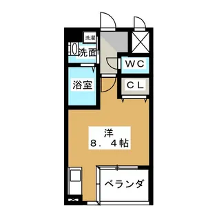 CITY SPIRE 名駅北【9階】の間取り