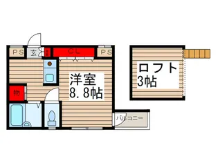 ロミオ&ジュリエットII【1階】の間取り