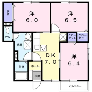 エクセル 十市【1階】の間取り