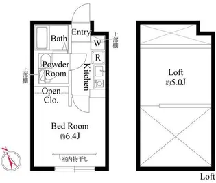 吉祥寺ヴィレッジ【2階】の間取り