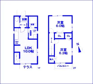 上大岡フォレストの間取り
