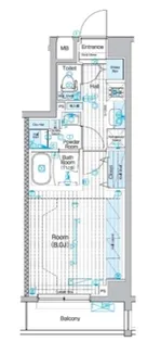 ブライズ大森東QUATTRO【2階】の間取り