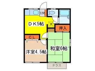 モンシャト-紅葉【1階】の間取り