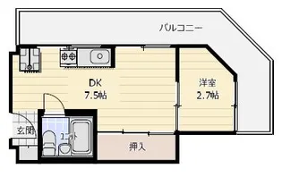 ペシュ七番館【5階】の間取り