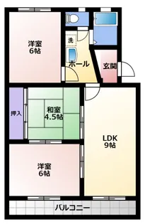 レジデンスひまわり【3階】の間取り