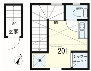 サークルハウス東池袋【2階】の間取り