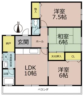 コーポSASAKAWA【2階】の間取り
