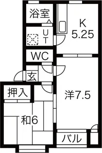 シェーンレーベン 壱番館【1階】の間取り