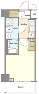 Rising Place 川崎二番館【8階】の間取り