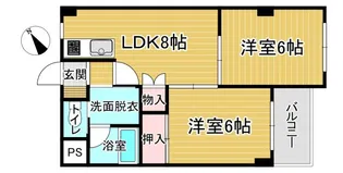 ラ・フェスタ小山【2階】の間取り