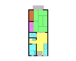 第三戸張ハイツ【2階】の間取り
