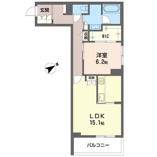 FDI Casa片瀬江の島 I【2階】の間取り