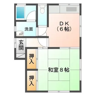 白山荘【1階】の間取り