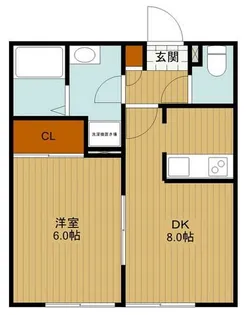 ライズ新杉田【1階】の間取り