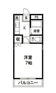 メゾンプリンス【2階】の間取り