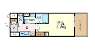 セレニティー大須【7階】の間取り