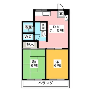 花光マンション【2階】の間取り