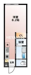 デ・クメール大橋【1階】の間取り