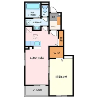 ブローテ【1階】の間取り