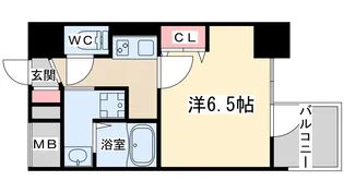 コンフォリアリヴ南森町2【2階】の間取り