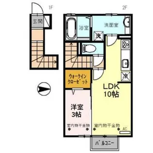 グランジュール【2階】の間取り