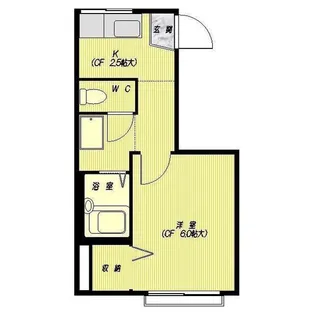 Kハイム【1階】の間取り