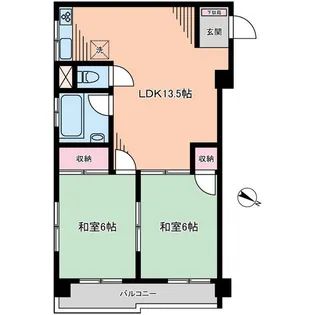 南大塚台マンション【7階】の間取り