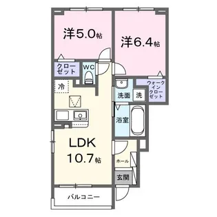 グランデ・ヴェリタ【1階】の間取り