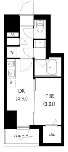 WHARF駒込【5階】の間取り