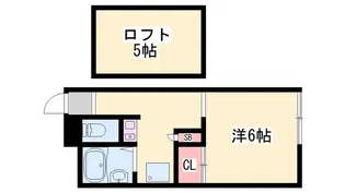 カーディフ【1階】の間取り