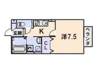 アクシスY【1階】の間取り