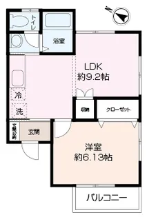 CASA東永谷【2階】の間取り